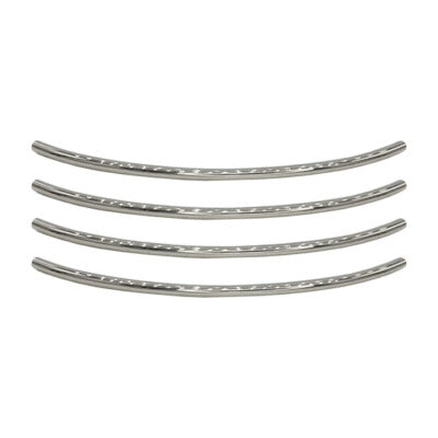 Chrome Door Edge Guard Trim Molding Protectors 4 Pieces 10 Inch
