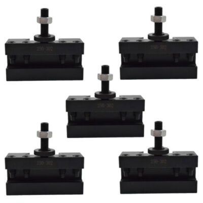 5Pcs CXA #2 250-302 Quick Change Tool Post Boring Turning & Facing Holder Lathe
