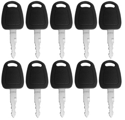 Keys for Doosan Daewoo Terex Bobcat E80 F900 Excavator K1009605 D100 10 Pack