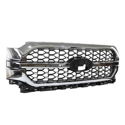 ML3Z-8200-KA Front Bumper Grille Chrome for 2021-2023 Ford F-150 Platinum