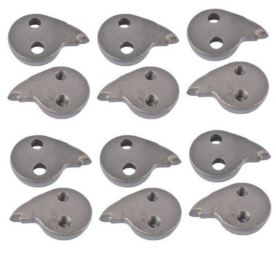 Total Kit 12pcs Stump Grinder Teeth Compatible Rayco Super Tooth 3144C and 3144T