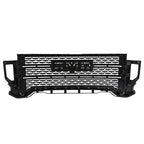 Front Bumper Grille & Hood Molding Trim For 2020-2023 GMC Sierra 2500HD 3500HD