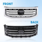 Front Bumper Silver Grille Molding Surround Trim for Honda Pilot 2012-2015