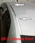 Chrome Roof Trim Molding Kit for Honda Pilot 2009 2010 2011 2012 2013 2014 2015