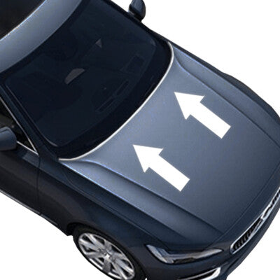 Universal Mirror Chrome Hood Trim Lip Edge Molding Package Accent