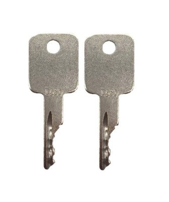 Keys for Bobcat Terex Ditch Witch Genie Grove IR JLG Komatsu IH D250 2 Pack