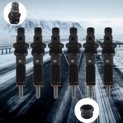 6 Pcs Diesel Fuel Injector Set 4928990 For Dodge Cummins Engine 5.9L 1994-1996