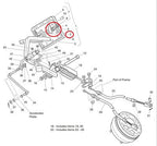 70681G01 Parking Brake Torsion Return Spring for EZGO Golf Cart