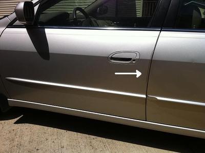 Clear Door Edge Guard Trim Protectors 8 Inch Sections Set of 4
