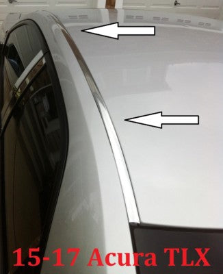 Chrome Roof Top Trim Molding Kit for Acura TLX 2015 2020