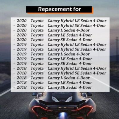 Tail Light LED Brake Lamp Right Passenger's Side Fit For Toyota Camry 2018-2020