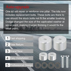 A Pillar Grab Handle Repair KIT For Dodge Ram 1500 2500 3500 2002-2009