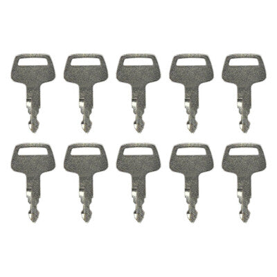 Ignition Key for IHI Case Morooka Chieftain Excavator Heavy Equipment 5080 10 Pack