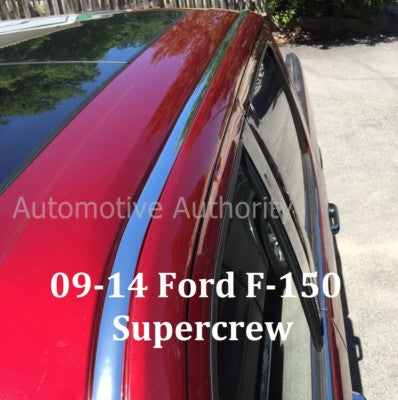 Chrome Roof Top Trim Molding Kit for Ford F150 2009 and 2014