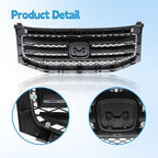 Front Bumper Silver Grille Molding Surround Trim for Honda Pilot 2012-2015