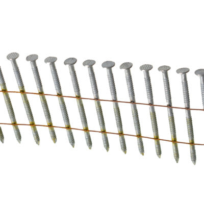 3600Pcs Siding Nails 1-1/2��� x .092��� Collated Wire Coil Full Round Head 15 Degree