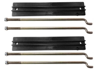 2 Pack Battery Hold Down Plate and Rods for Club Car 36V 48V 101090801 1013683
