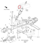 70928G01 76419G01 Front Shock Absorber for EZGO Marathon 70 94 2001.5 Up