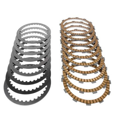 Clutch Friction Steel Plates Kit for Harley Dyna Wide Glide Road King 1999-2017