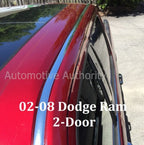 Chrome Roof Top Trim Molding Kit for Dodge Ram 2002 2008 2 Door
