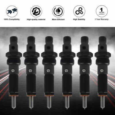 6 Pcs Diesel Fuel Injector Set 4928990 For Dodge Cummins Engine 5.9L 1994-1996