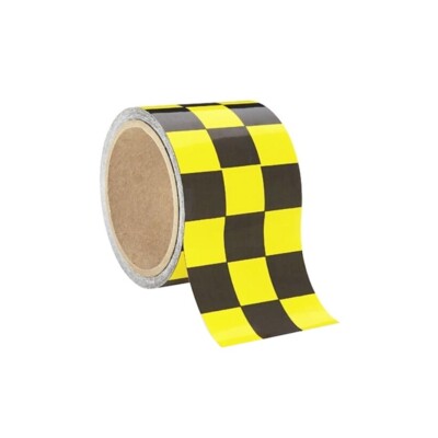 Vintage Snowmobile Ski Doo Blizzard TNT Hood Black Yellow 3 Inch Race Tape Stripes
