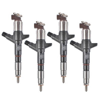 4X Common Rail Injector 0950005550 For Hyundai Mighty HD78 3.9L l4 DIESEL Turbo