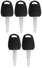 K1009605 D100 Keys For Doosan Daewoo Terex Bobcat E80 F900 Excavator 5 Pack