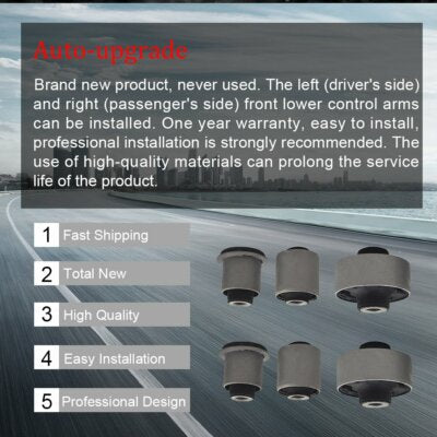 Fit For 04-08 Honda Accord New 6x Front Lower Control Arm Inner & Outer Bushing