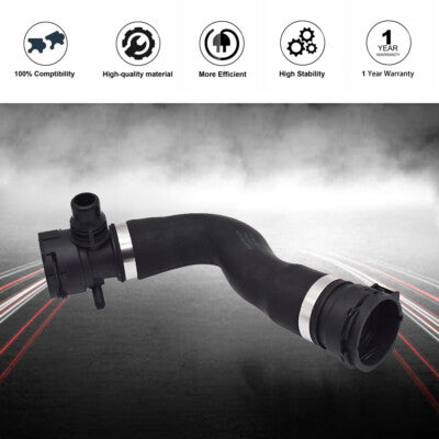 Fit For BMW 335i 2007-2013 3.0L l6 Upper Radiator Coolant Hose 17-12-7-540-127