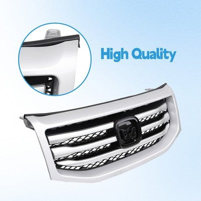 Front Bumper Silver Grille Molding Surround Trim for Honda Pilot 2012-2015