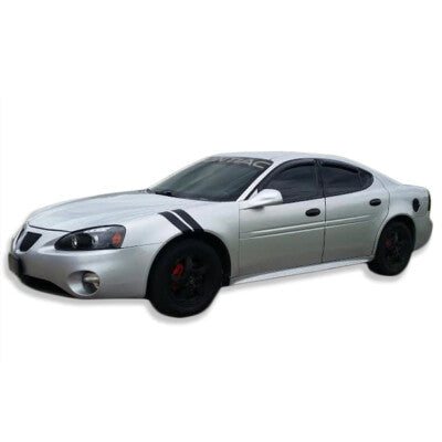 4 Inch Dual Fender Stripe Hash Mark Decal Kit for Pontiac Grand Prix