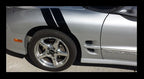 4 Inch Fender Stripe Hash Mark Decal Kit for Pontiac Firebird Trans Am