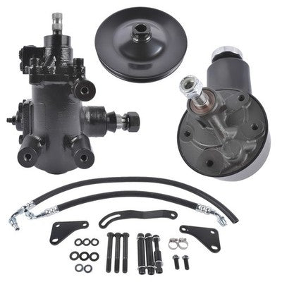 Power Steering Gear Box Conversion Kit for Chevrolet Biscayne Impala 1958-1964