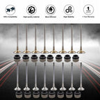 Engine Intake Valves & Exhaust Valves Kit Fit For Audi VW 2.0T (FSI, TSI) *16