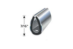 Universal Mirror Chrome Hood Trim Lip Edge Molding Package Accent