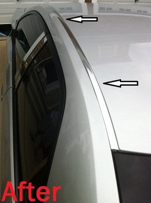 Chrome Roof Top Trim Molding Kit for Acura RL 2005-2012