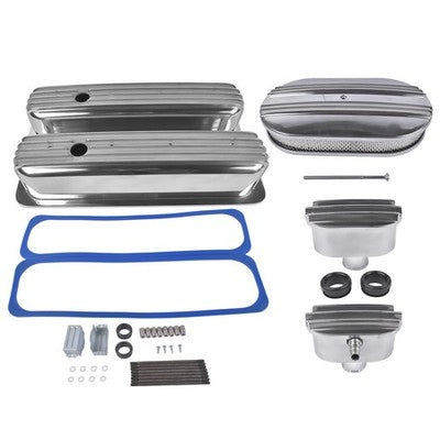 Air Cleaner Dress Up kit Centerbolt Tall Style Valve Cover for Chevrolet SBC 400
