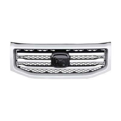 Front Bumper Silver Grille Molding Surround Trim for Honda Pilot 2012-2015