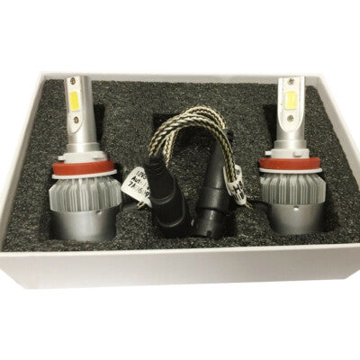 72W 7600 COB LED Headlight Conversion for Chevy Silverado 2007 2016 Hi Low Beam