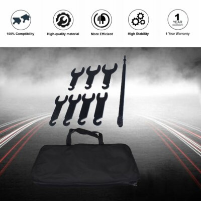 1Set 43300 Pneumatic Fan Clutch Wrench Set Tool for Ford/GM/Chrysler/Jeep
