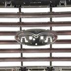 For 2009-2014 Ford F150 F-150 Painted Black Chrome Frame Trim Front Bumper Grill