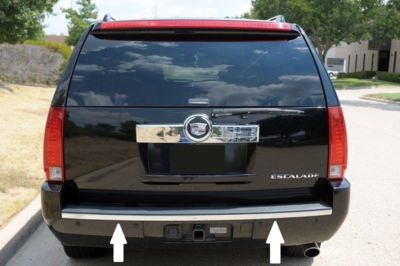 Chrome Rear Bumper Trim Molding Package Tailgate for Cadillac Escalade 07 14