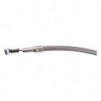 36-0131 56-1-2 Inch Stainless Steel Throttle and Idle Cable for Harley Davidson