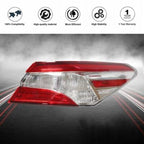 Tail Light LED Brake Lamp Right Passenger's Side Fit For Toyota Camry 2018-2020