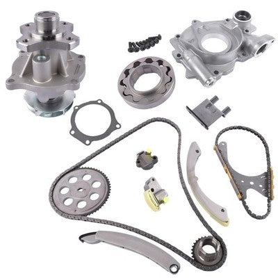 Timing Chain Kit + Water Pump + Oil Pump For 07-11 Chevrolet GMC Hummer Isuzu