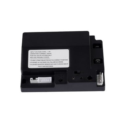 6V Electronic Ignition Fireplace Module Black for Heat-N-Glo H3V Valve System