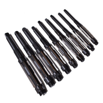 9 Pcs/Set Adjustable Hand Reamers A-I, H4-H12, 15/32" to 1-3/16", HSS