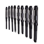 9 Pcs/Set Adjustable Hand Reamers A-I, H4-H12, 15/32" to 1-3/16", HSS