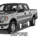 Platinum Style Chrome Side Body Door Trim Molding Kit for Ford F-150 2009-2014